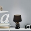 Designerska lampa stołowa ceramiczna czarna DOSY - 2