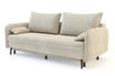 Sofa beżowa VAMOS nóżki orzech - 2