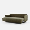 Sofa sztruksowa oliwkowa SORRENTO NEW - 4
