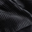 Narzuta welurowa czarna FALTEN 220x200 cm - 3
