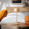 Lampa stołowa LED IP44 kremowa POCO - 3