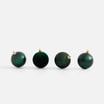 Bombki choinkowe, 6 cm, zielone, 16 szt. - 1
