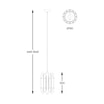 Lampa wisząca złota ALEXANDRIA 19 cm - 4