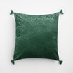 Poszewka welwetowa zielona ADRIA 45x45 cm - 1