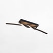 Lampa sufitowa LED czarna GINKO - 2