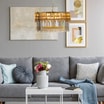 Lampa wisząca glamour złota CAMILLE 60 cm - 2