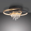 Lampa sufitowa LED czarno-złota ROTAZO - 2
