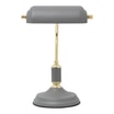 Lampa biurkowa retro szaro-złota ROMA - 4
