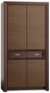 Szafa z drążkiem ciemny brąz 98 cm PARIS - 2