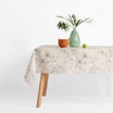 Obrus z lnem w liście GARDENA 110x160 cm - 1
