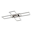 Lampa sufitowa LED 45W czarna ASMIN z pilotem - 1