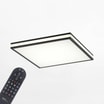 Plafon LED RGB czarny MARIO z pilotem 46,5x46,5 cm - 2