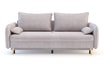 Sofa szaroróżowa VAMOS nóżki buk - 1