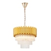 Lampa wisząca glamour złota PRIMA - 1