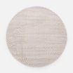 Dywan okrągły kremowy SAHARA 120 cm - 1