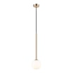 Lampa wisząca kula złota ARCTURUS - 1