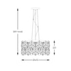 Lampa wisząca glamour DAVI - 4