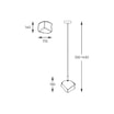 Lampa wisząca ROCK P0488-01F-U8AC - 5