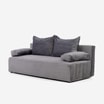 Sofa 3-osobowa rozkładana jasnoszara LEMON - 5