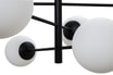 Lampa wisząca kule 6-punktowa czarna AURORA - 4