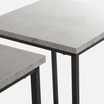 Komplet 2 metalowych stolików - 5
