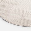 Dywan okrągły kremowy SAHARA 120 cm - 3