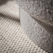 Puf okrągły boucle jasnoszary IQOMO - 4