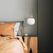Lampa wisząca pojedyncza sabbia biała BALLO - 7