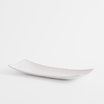 Talerz dekoracyjny biały 34x13 cm - 3