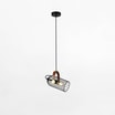 Lampa wisząca loftowa czarna ANTOIN - 1