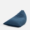 Puf welurowy niebieski RELAX LOUNGER - 1