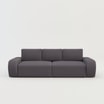 Sofa rozkładana 4-osobowa CAPPA antracyt - 1