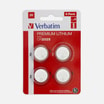 Zestaw baterii litowych 3V VERBATIM CR2025 4 szt. - 1