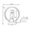 Lampa stołowa LED dekoracyjna SOWA - 4