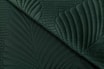 Narzuta na łóżko pikowana w liście zielona FERN 240x260 cm - 4