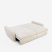 Sofa 3-osobowa rozkładana DL kremowa MEVI - 6