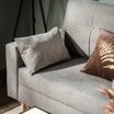 Sofa 3-osobowa rozkładana szara MOSKA - 3