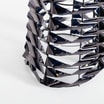Dekoracja choinka, LED, czarna, 40 cm - 4