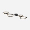 Lampa sufitowa LED czarna MINI RITUS - 1