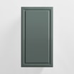 Front wykonany z płyty MDF - o grubości 1,8 cm, wykończony folią PVC.