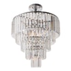 Lampa sufitowa glamour chrom AMEDEO 50 cm - 2