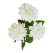 Sztuczny kwiat dalia biała 66 cm - 2