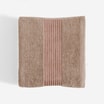 Ręcznik frotte brązowy LUKSOR 50x90cm - 1