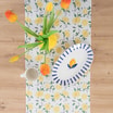Bieżnik welwetowy w cytryny SIESTA 40x120 cm - 2