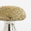 Dekoracja szklana GRZYBEK, złota, 10 cm - 2