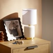 Lampa stołowa nocna biała 27,5 cm - 2