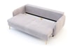 Sofa szaroróżowa VAMOS nóżki buk - 5