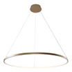 Lampa wisząca LED z pierścieniem złota BRENO 80 cm - 1