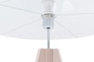 Lampa na drewnianym trójnogu abażur biały DOVE - 5