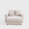 Fotel loveseat kremowy NOEMI - 5